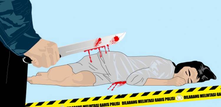 Di Sarolangun Suami Tikam Istri