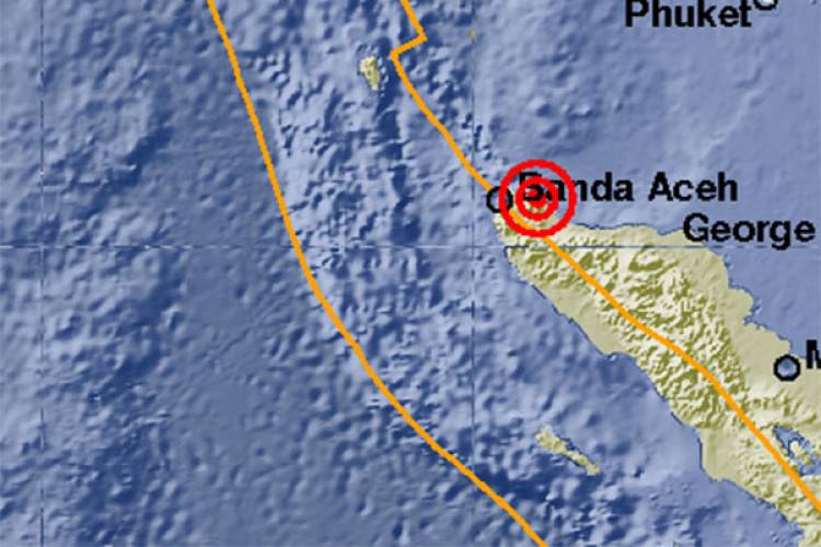 Gempa Bumi 5,0 Pada Skala Richter Guncang Aceh