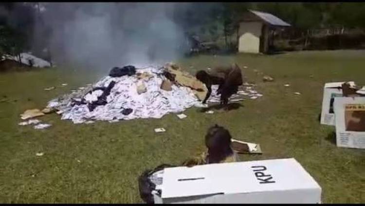 Begini Klarifikasi Kapolres Puncak Jaya Soal Video Pembakaran Surat Suara