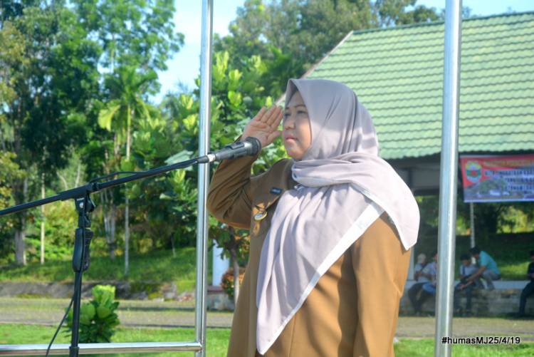 Jadi Irup Peringatan Hari Otonomi Daerah ke-23, Bupati Masnah: Mari Tingkatkan Kinerja Pemerintah