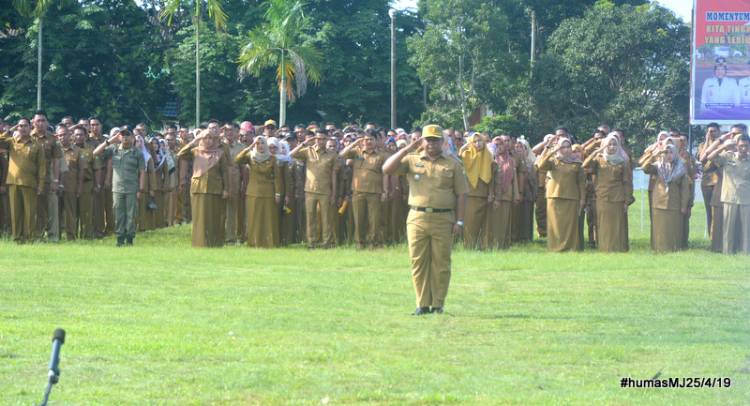 Jadi Irup Peringatan Hari Otonomi Daerah ke-23, Bupati Masnah: Mari Tingkatkan Kinerja Pemerintah