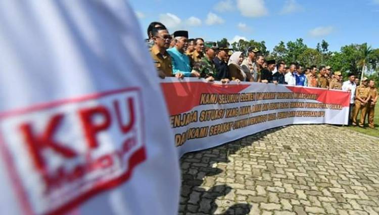 Pemkab dan Polres Komitmen Jaga Kondusifitas Situasi di Muarojambi Pasca Pemilu