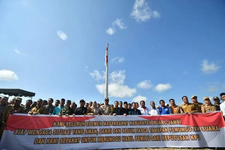 Pemkab dan Polres Komitmen Jaga Kondusifitas Situasi di Muarojambi Pasca Pemilu