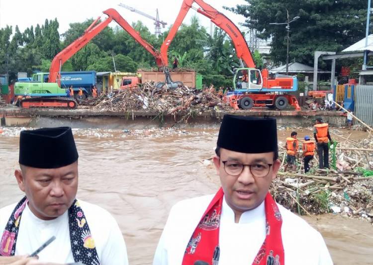 Anies Tanggapi Santai Soal Komentar Ahok Tentang Banjir Jakarta