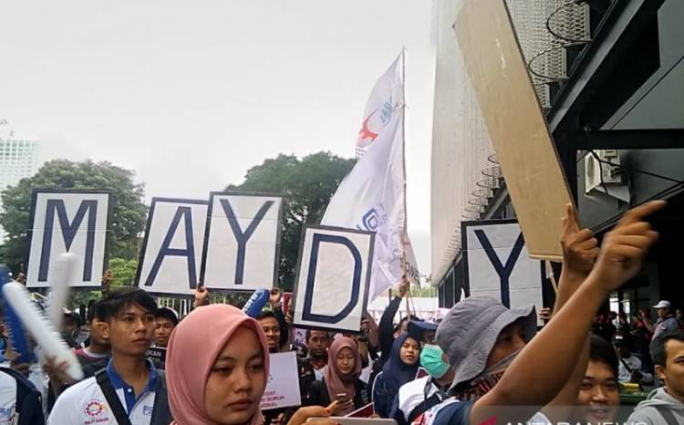 2.500 Anggota Garda Metal Jadi Bodyguard Peringatan Hari Buruh