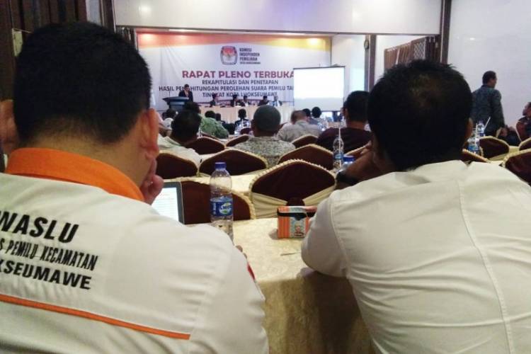 Paslon Capres Prabowo-Sandi Sisakan 8.042 suara untuk Jokowi-Maruf di Lhokseumawe