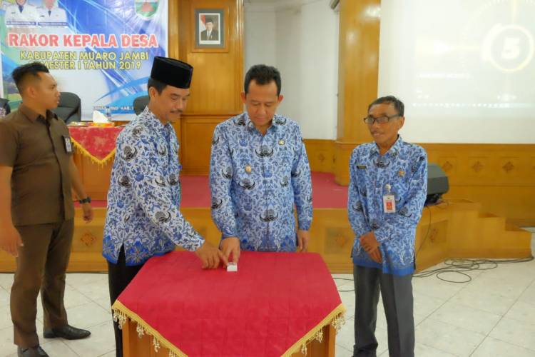 Wabup Muarojambi BBS Buka Rakor Kades Semester I Tahun 2019