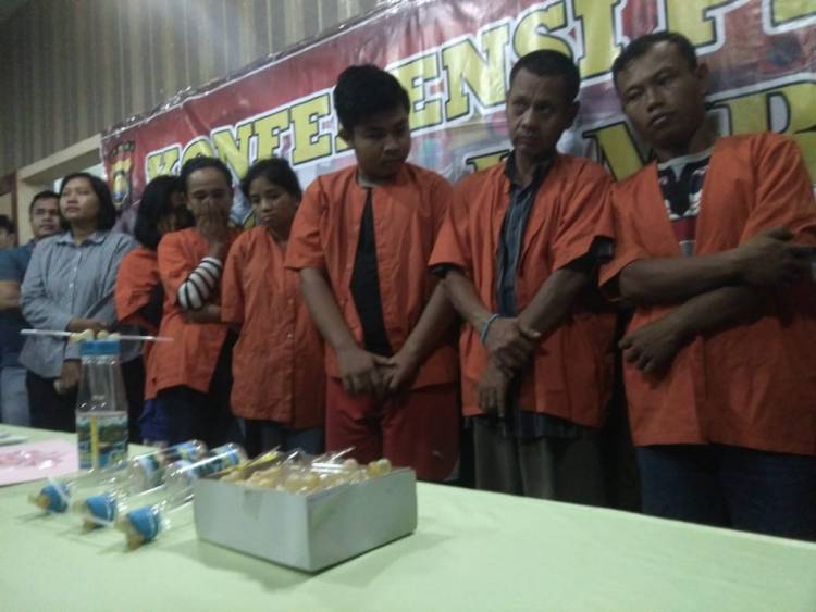 Polda Jambi Amankan Diduga Istri Bandar Besar Narkoba Pulau Pandan