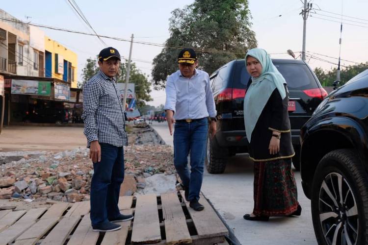 Masnah Janji Pembangunan Jalan Poros Marene-Lopak Alai Selesai 2019