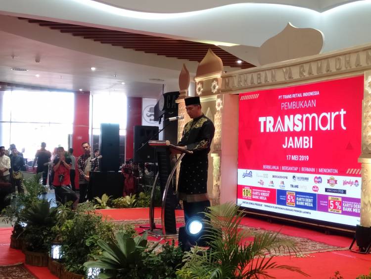 Walikota Resmikan Transmart Jambi Retail Modern Konsep 4 In 1
