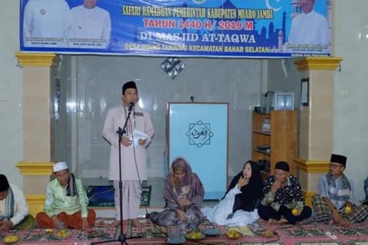 Wabup Muarojambi Safari Ramadhan di Desa Ujung Tanjung