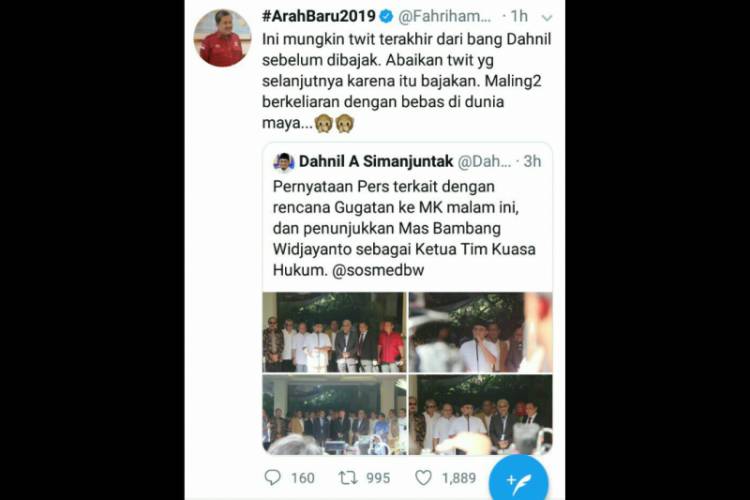 Lakukan Ini Jika Akun Twitter Anda Diretas