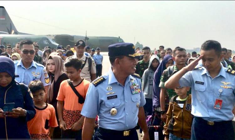 Setiap Hari TNI AU Berangkatkan 1.500 Pemudik di Lanud Halim