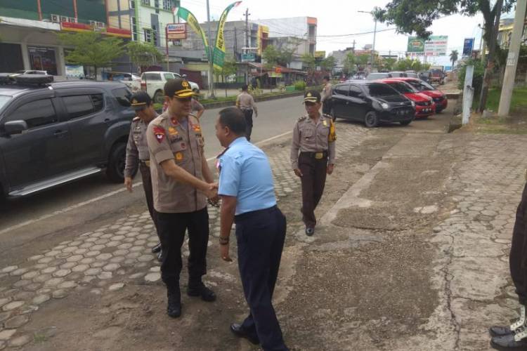 Wakapolda Jambi Tinjau Pos Pengamanan Lebaran di Lapas