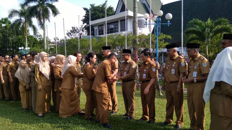 Walikota Jambi Gelar Apel Perdana, Ini yang Disampaikan…