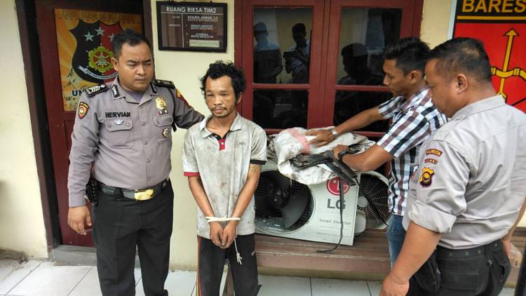 Modus Jadi Pemulung, Warga Lorong Selamat Ini Gondol AC Rumah Dinas PN Jambi