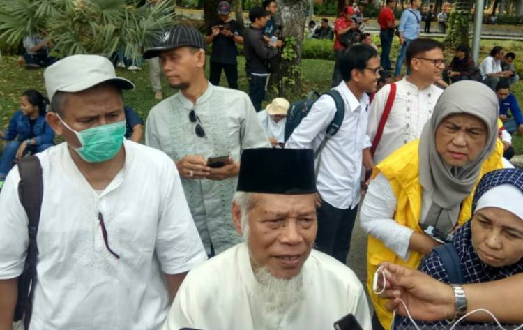Mantan Penasihat KPK Pimpin Demo Kawal Sengketa Pilpres di MK