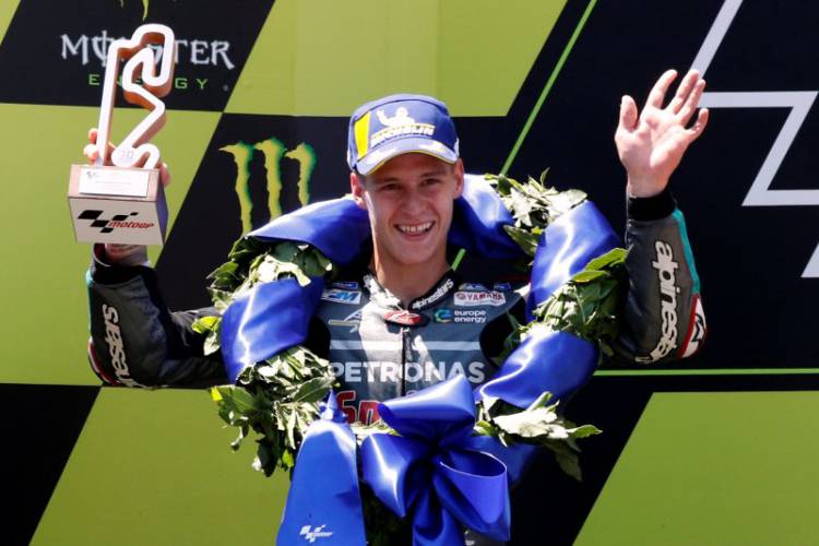 Quartararo Naik Podium MotoGP untuk Pertama Kali