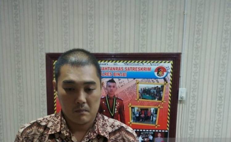 Polres Binjai Tangkap Burhan Pengusaha Perakitan Home Industri Mancis