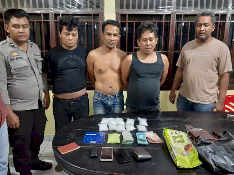 Polsek Singkut Cegat Pembawa 800 Gram Sabu dan Ratusan Ekstasi