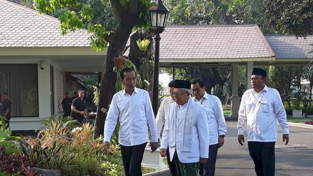 Ma'ruf Amin Berkunjung ke Kantor Wapres