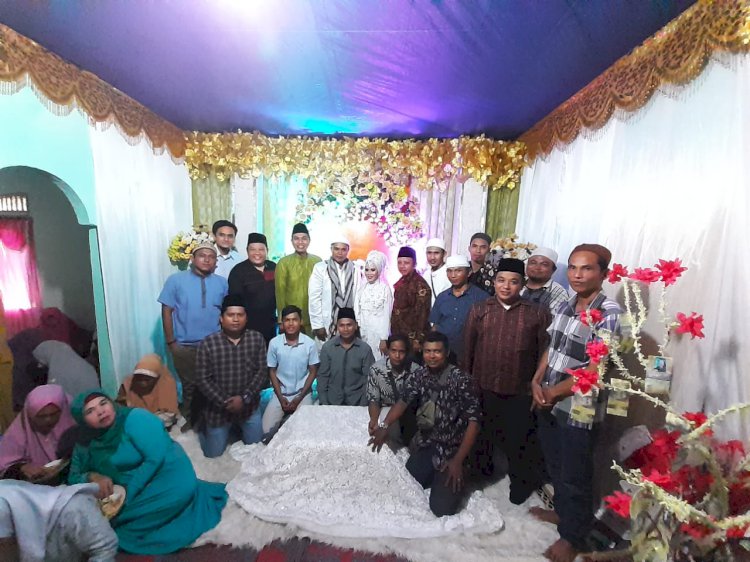 Sekda Muarojambi Jadi Saksi Nikah Anggota Aswhaja