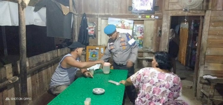 Operasi Pekat Polda, Pemilik Warung dan Dua Mesin Jackpot Diamankan