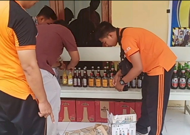 Operasi Pekat, Polres Sarolangun Ungkap 51 Kasus dan Ratusan Miras Diamankan