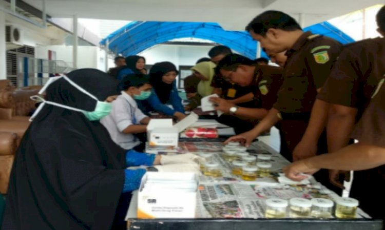 BNN Lakukan Tes Urine Pegawai Kejati, Satu Positif