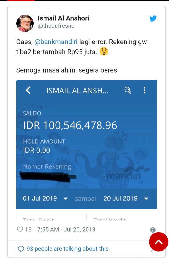 Heboh! Bank Mandiri Eror, Saldo Nasabah Bertambah dan Lenyap Drastis