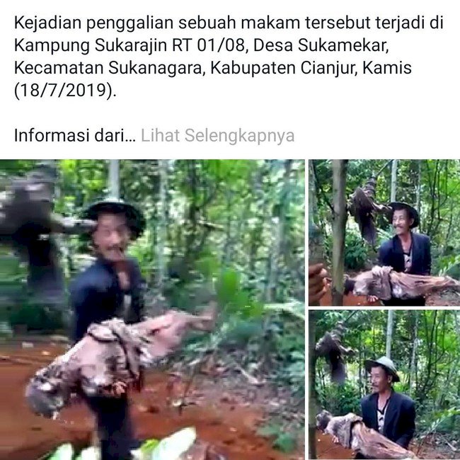 Geger! Anak Bongkar Makam Ayah dan Bawa Jasadnya