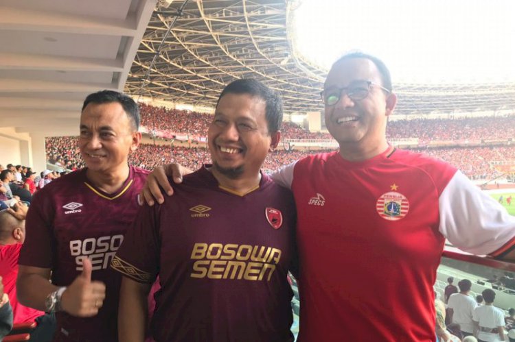 Iqbal-Anies Baswedan Nonton Langsung Final Piala Indonesia