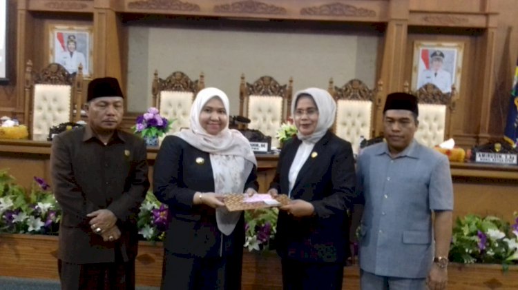 DPRD Muarojambi Gelar Paripurna Penyampaian Nota Keuangan Ranperda Perubahan APBD TA 2019