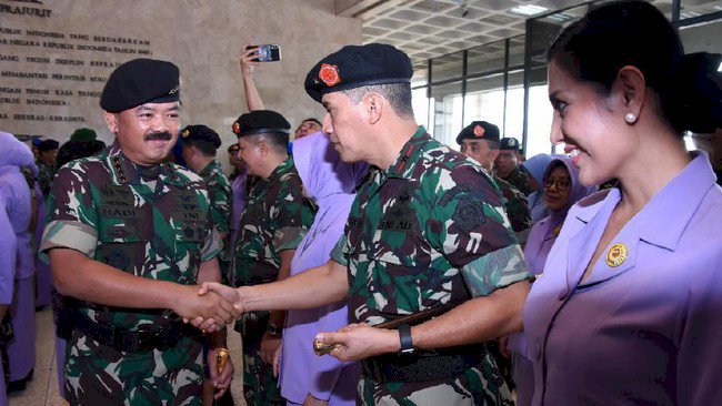 Ini Dia Nama-nama 57 Pati TNI Naik Pangkat