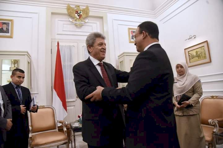 Anies Terima Kunjungan Dubes Palestina di Balai Kota, Ini yang Dibahas