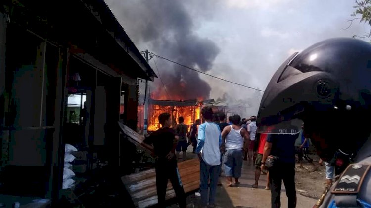 BREAKING NEWS! Kebakaran Besar Terjadi di Pengabuan Tanjab Barat