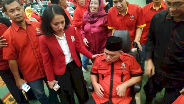 Bambang Deklarasi Caketum Golkar di Rapimnas Soksi, Akom Muncul