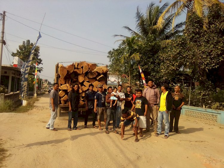 Kesal!! Warga Desa Marga Mulya Tiga Hari Blokir Jalan Kabupaten Muaro Jambi