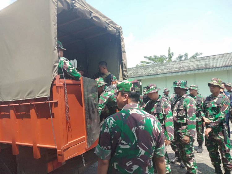 2 SST TNI Diterjunkan Perbantuan Satgas Karhutla di Kumpeh Ulu