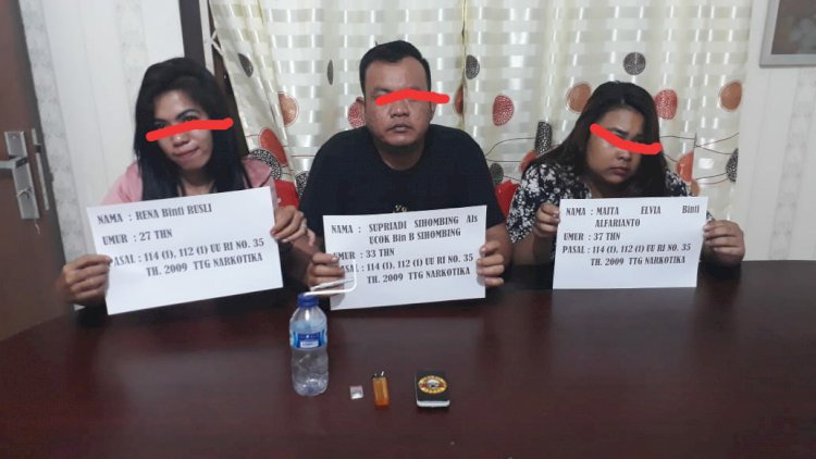 Sat Narkoba Polres Merangin Gerebek Dua Rumah, 4 Orang Diamankan