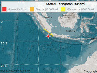 Gempa Banten Malam Ini, Belasan Wilayah Terdampak Berpotensi Tsunami