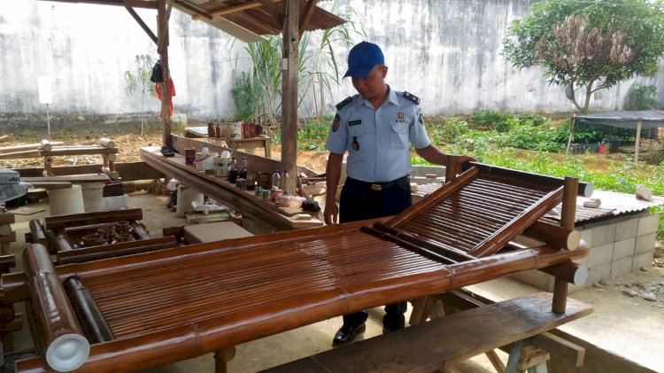 Kerajinan Napi Lapas Bangko Ini Tak Kalah Bersaing, Harganya Terjangkau