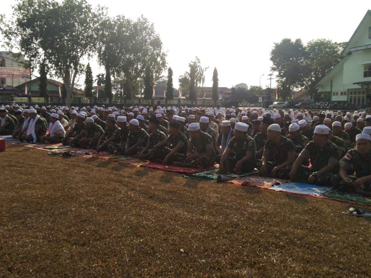 Jambi Kemarau, Korem 042/Gapu Gelar Sholat Istiqosa