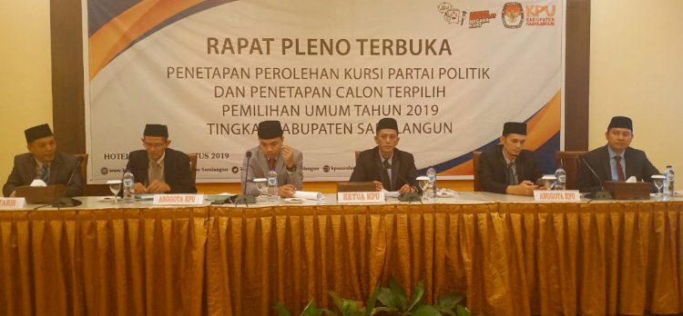 Ini Nama Anggota DPRD Terpilih Ditetapkan KPU Sarolangun