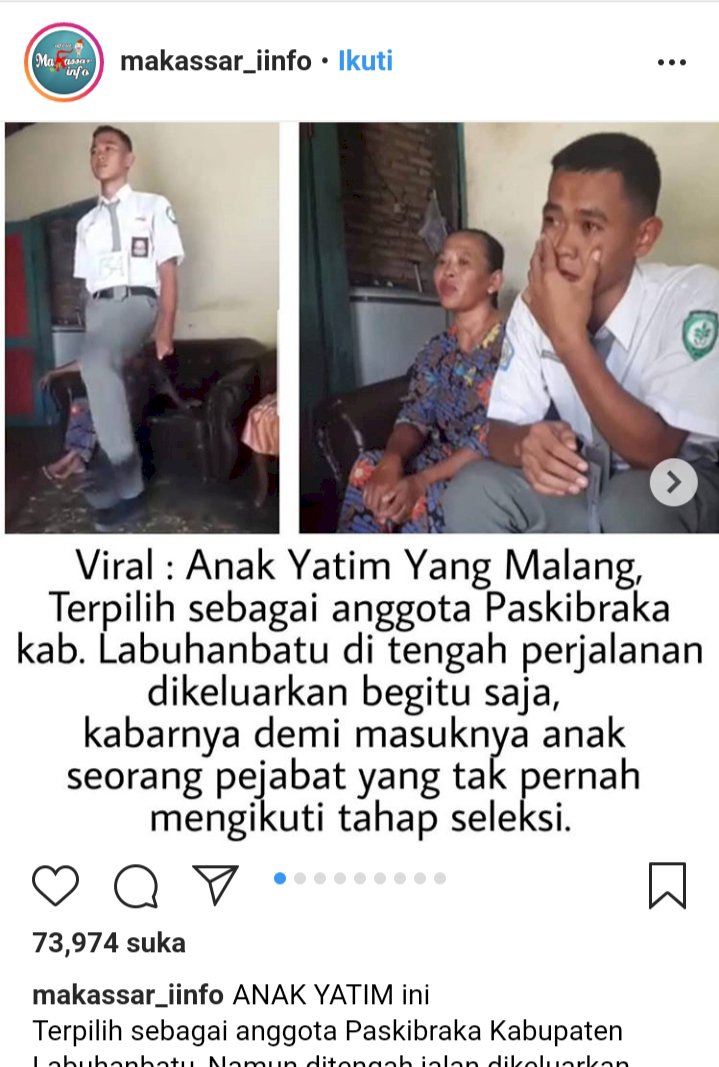 Viral Anggota Paskibra Dicoret, Gara-gara Anak Pejabat?