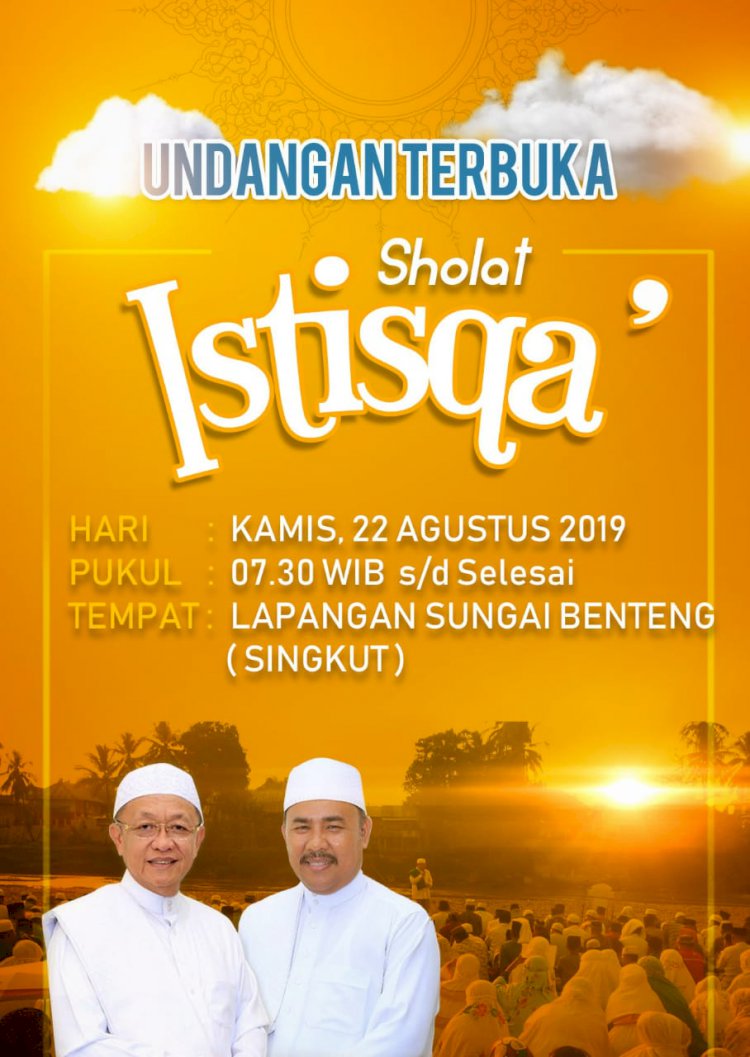 Berharap Hujan, Besok Pemkab Sarolangun Gelar Sholat Istisqa