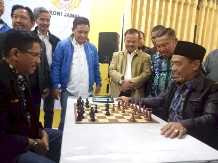 Sekda Kerinci Resmi Buka Kejurda Catur Pra Porprov 2019 di Kayu Aro