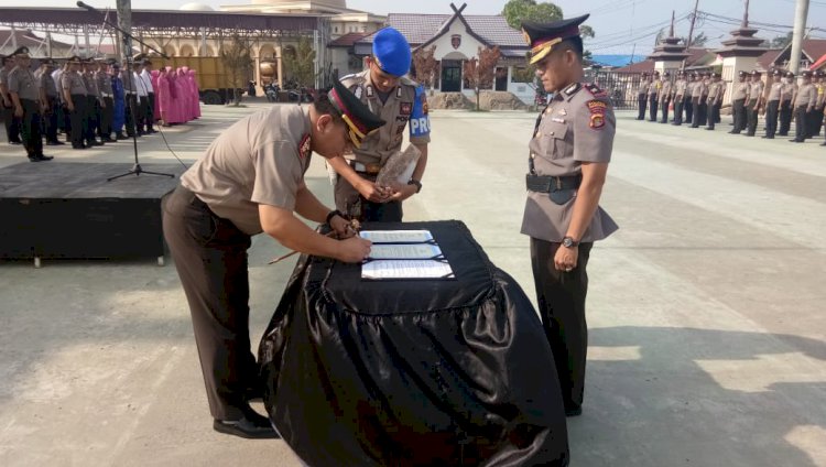 Kompol Wirmanto Dinata Resmi Jabat Wakapolres Tanjab Barat