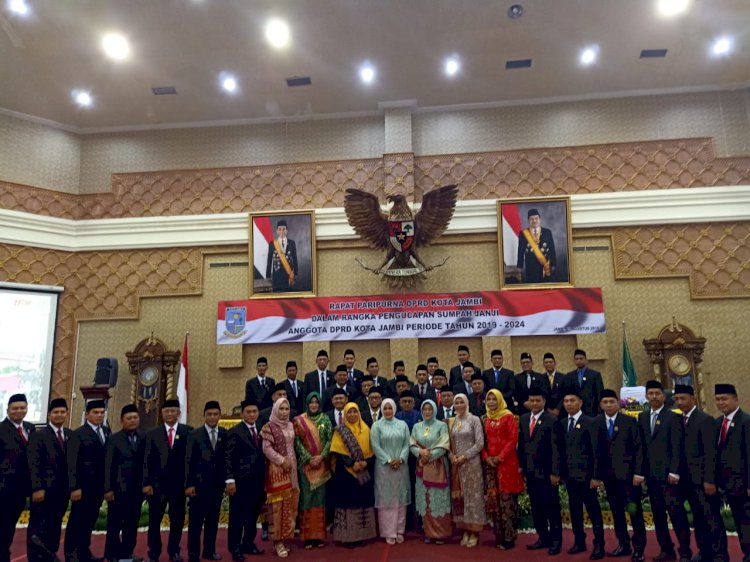 Usai Pelantikan 45 DPRD Kota Jambi Penentuan Fraksi