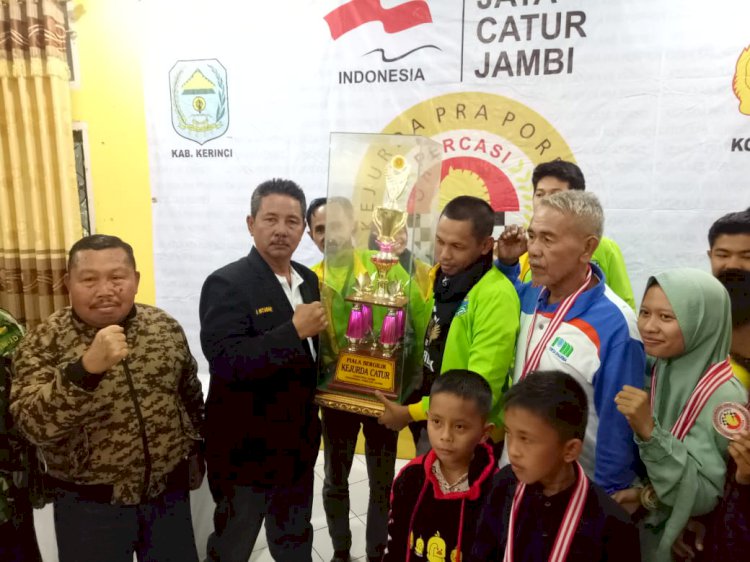 Batang Hari Juara Umum Kejurda Pra Porprov Catur 2019 di Kerinci